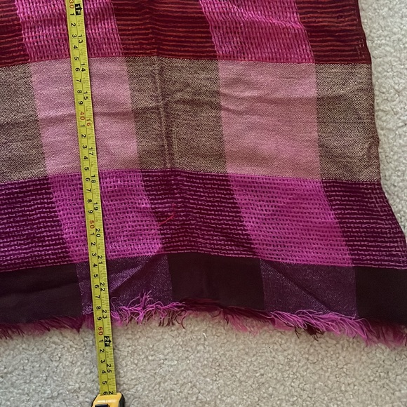 Pink & Purple Plaid Infinity Scarf - Picture 4 of 5